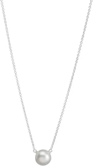 Dogeared Pearls of Happiness, Small White Pearl, Chain Necklace, 16" 2" Extender