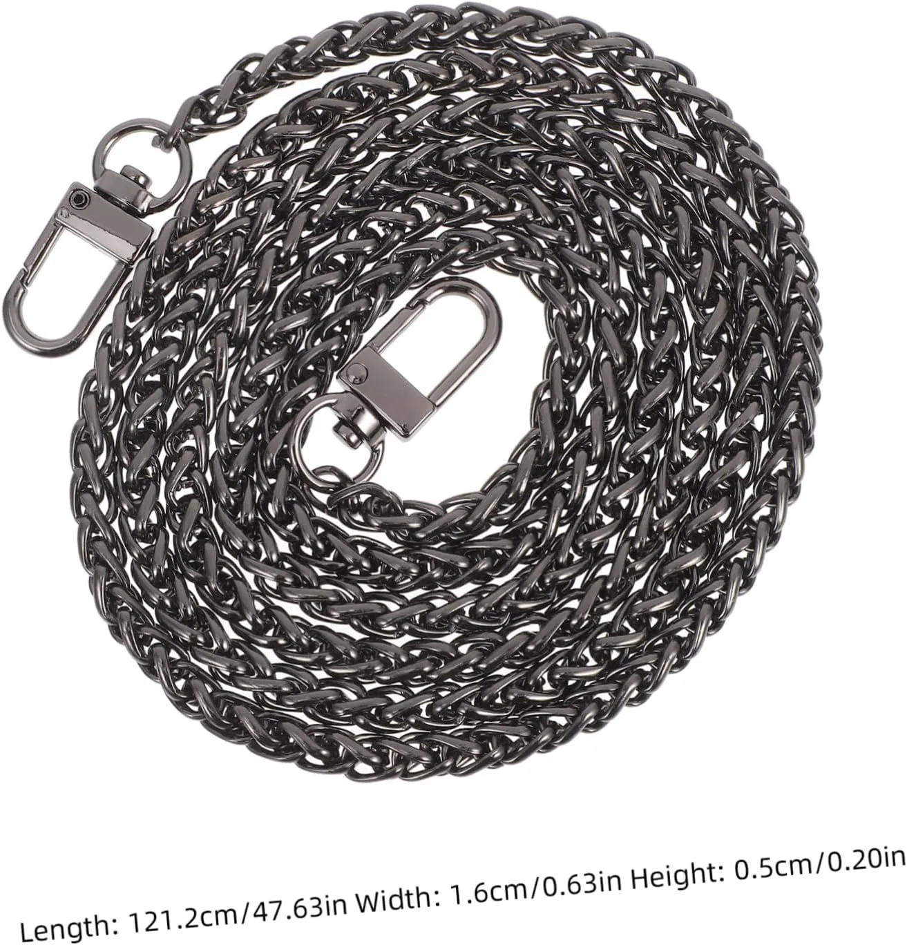 DOITOOL Purse Chain Replacement Metal Chain Strap for Handbags Tote Shoulder Bag Crossbody Rotating Buckle for Easy Use