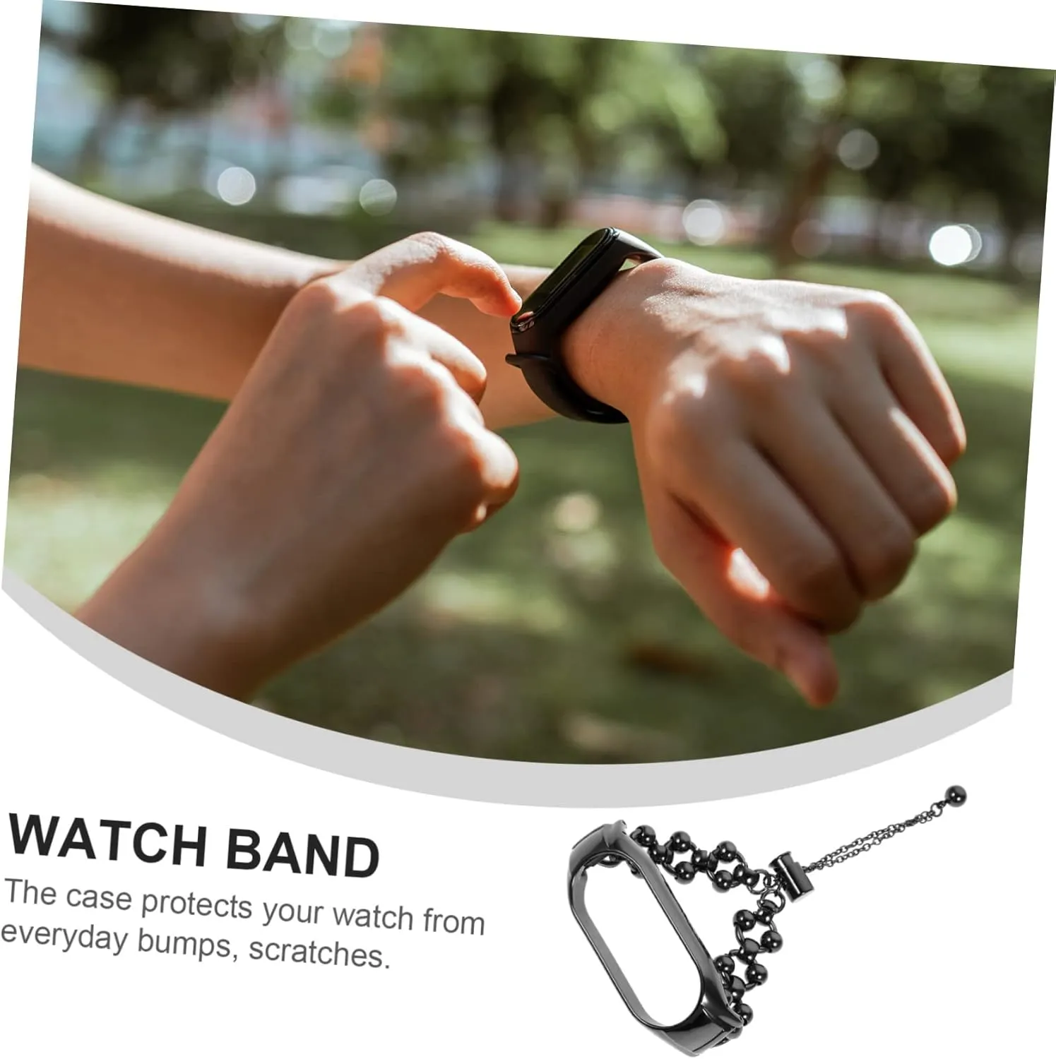DOITOOL Stainless Steel Replacement Wristband for Elegant Metal Watch Strap Lightweight Comfortable Design for Special Occasions Fashionable Accessory for Any Style