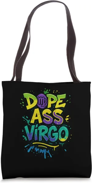 Dope Ass Virgo Zodiac Sign Graffiti Tote Bag