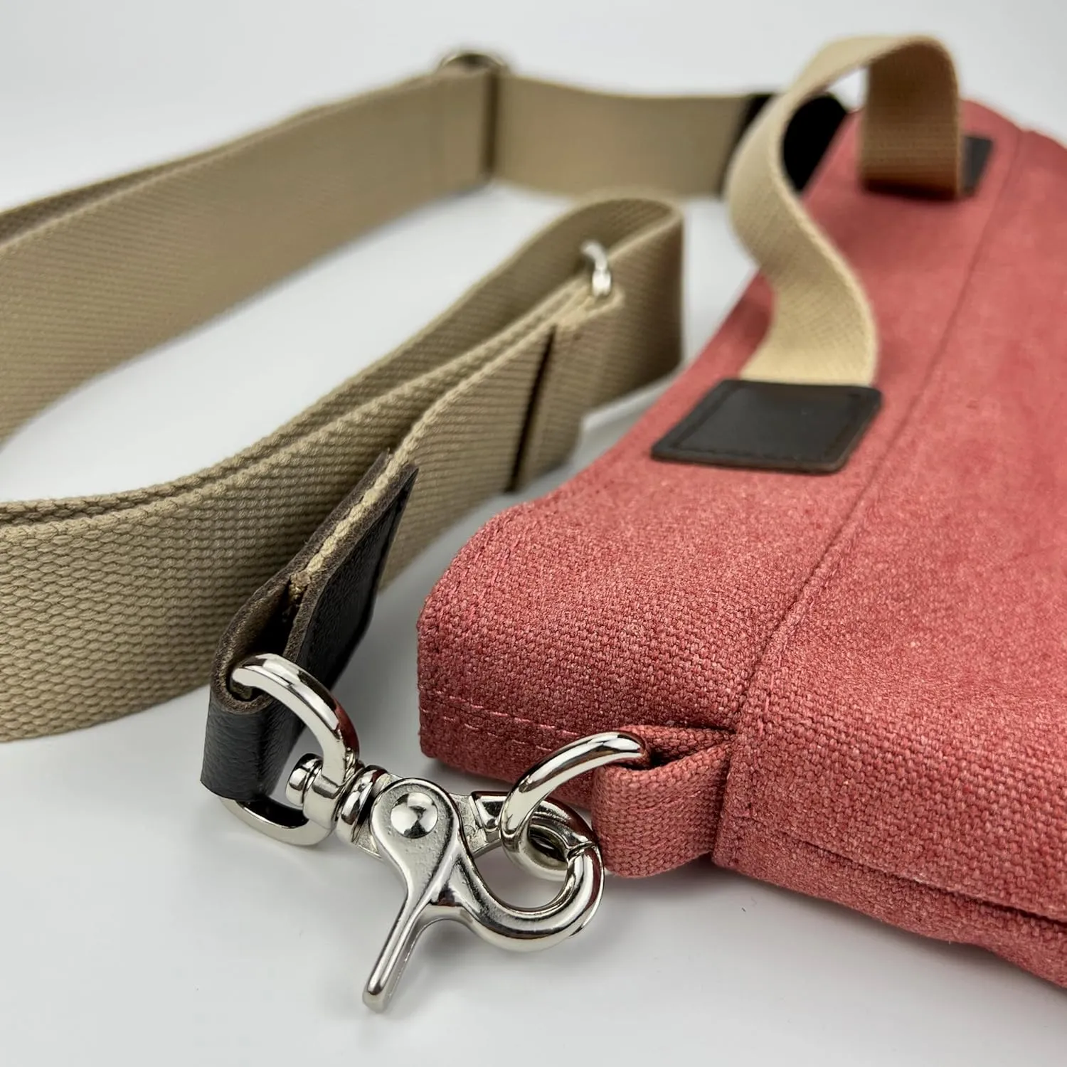 DuraStyle Canvas Crossbody Bag, Messenger, Hobo, Versatile, Zipper at Opening