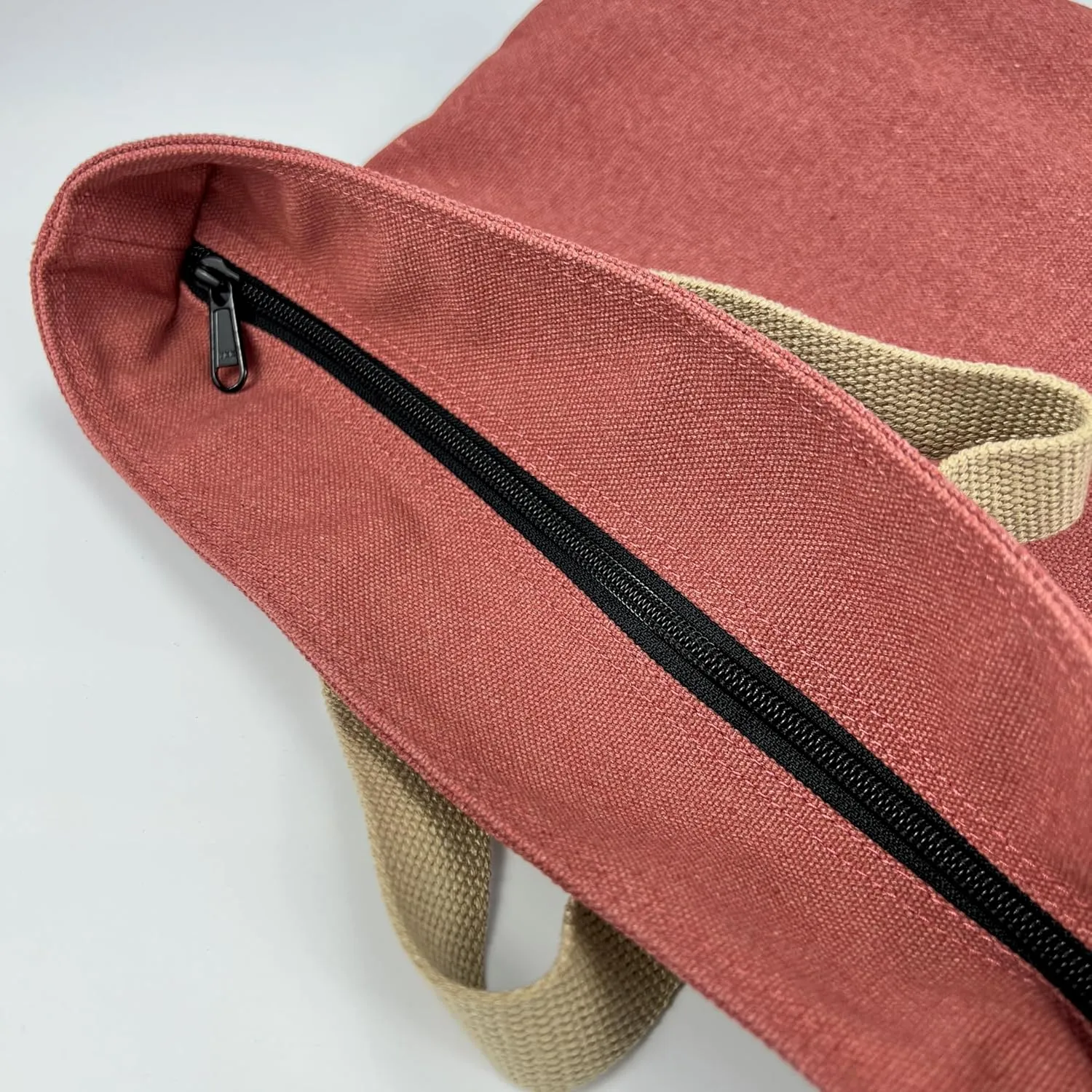 DuraStyle Canvas Crossbody Bag, Messenger, Hobo, Versatile, Zipper at Opening