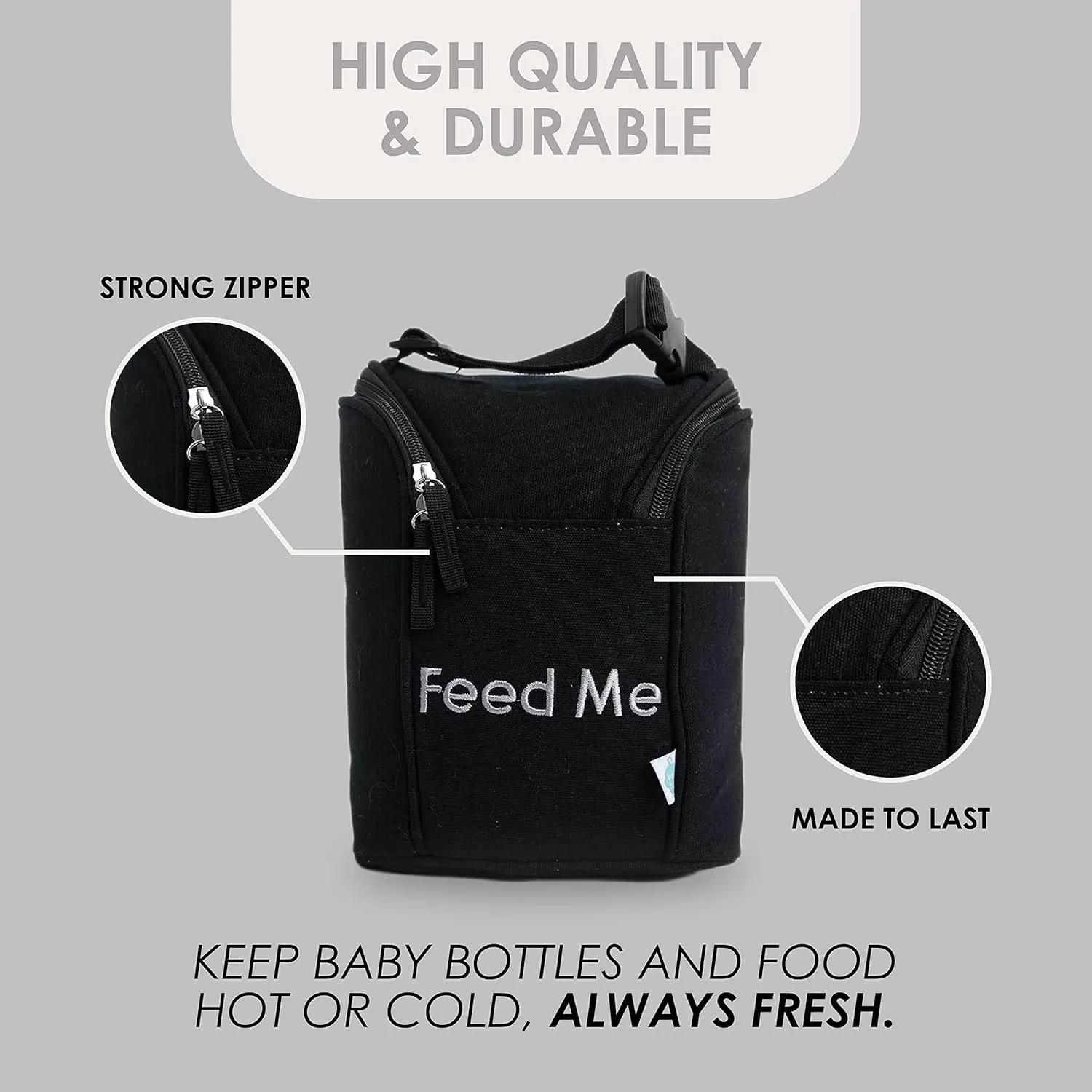 Easy Baby - Diaper, Bottle, and Supplies - Organizer Pouches - Change, Feed, and Dress Me (4 Pack Brooklyn) | Organizing Packing Tote Cubes for Baby Items | Good for Travel and Keeping Organized