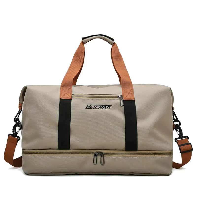 Elara Glow Travel Gym Bag – Portable Duffle & Crossbody Weekender for Fitness & Short Trips.210325.