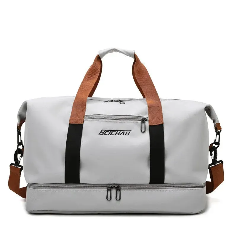 Elara Glow Travel Gym Bag – Portable Duffle & Crossbody Weekender for Fitness & Short Trips.210325.