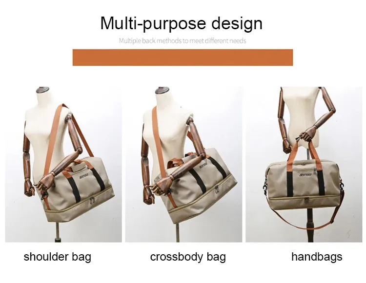 Elara Glow Travel Gym Bag – Portable Duffle & Crossbody Weekender for Fitness & Short Trips.210325.