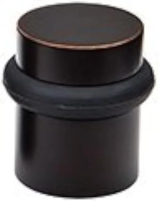 Emtek 2257 1-1/2" Cylindrical Floor Bumper from the Door Accessories Collection, Oil Rubbed Bronze