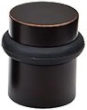 Emtek 2257 1-1/2" Cylindrical Floor Bumper from the Door Accessories Collection, Oil Rubbed Bronze