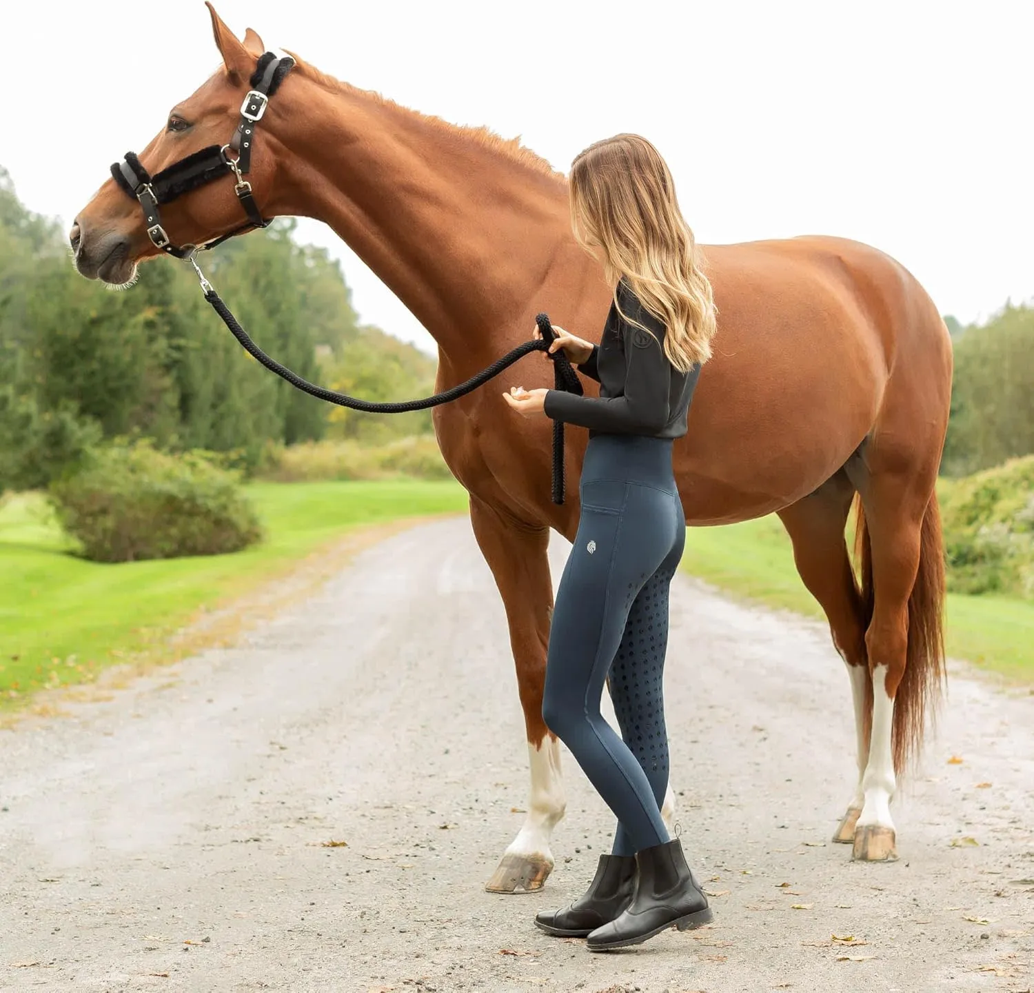 Equinavia Valkyrie Soft Ultra Fleece Padded Adjustable Breakaway Horse Halter - Wine Red/Black - Horse