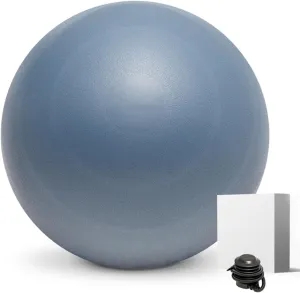 Exercise Ball, Anti-Burst & Non-Slip Yoga Ball Stability Ball Chair for- Pregnancy, Birthing Therapy Balance Workout at Home-Quick Pump Included and Pilates Small Ball