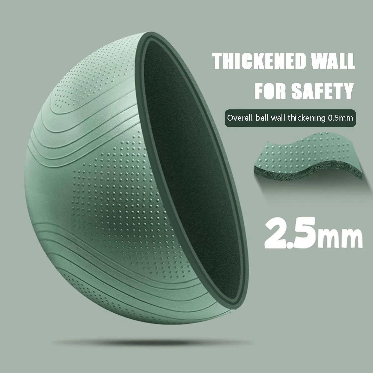 Exercise Ball, Yoga Ball in Multiple Sizes Anti-Burst Balance Ball w/Quick Pump Fitness Ball for Pregnancy Birthing Excersize Workout Fitness Balance