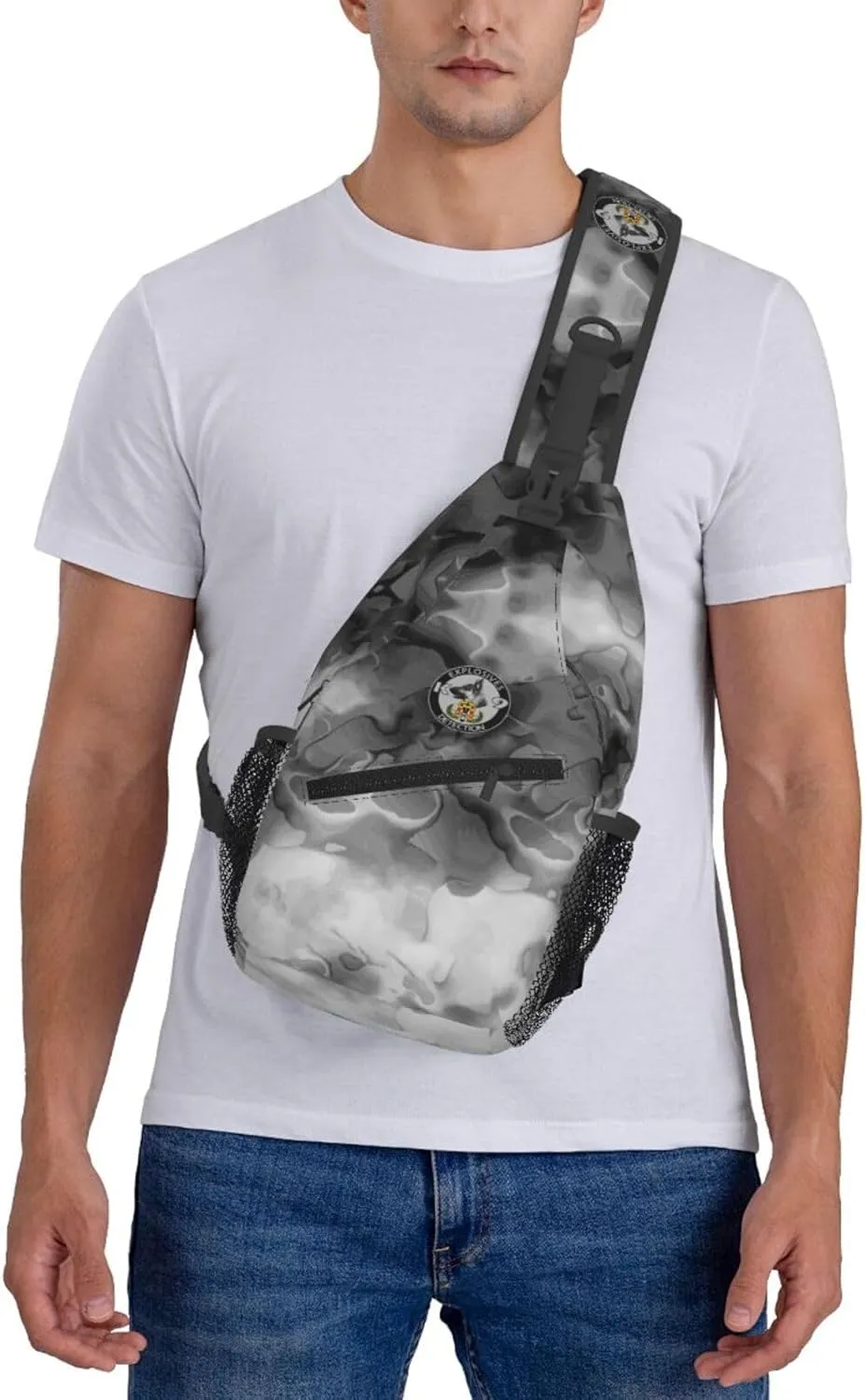 Explosives Detection K9 Sling Bag Crossbody Backpack Shoulder Casual Daypack Bag for Men Women