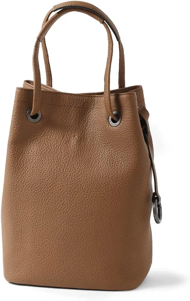 Extra Soft, Genuine Leather Drawstring Pouch, Made In Japan, No.664703