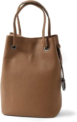 Extra Soft, Genuine Leather Drawstring Pouch, Made In Japan, No.664703