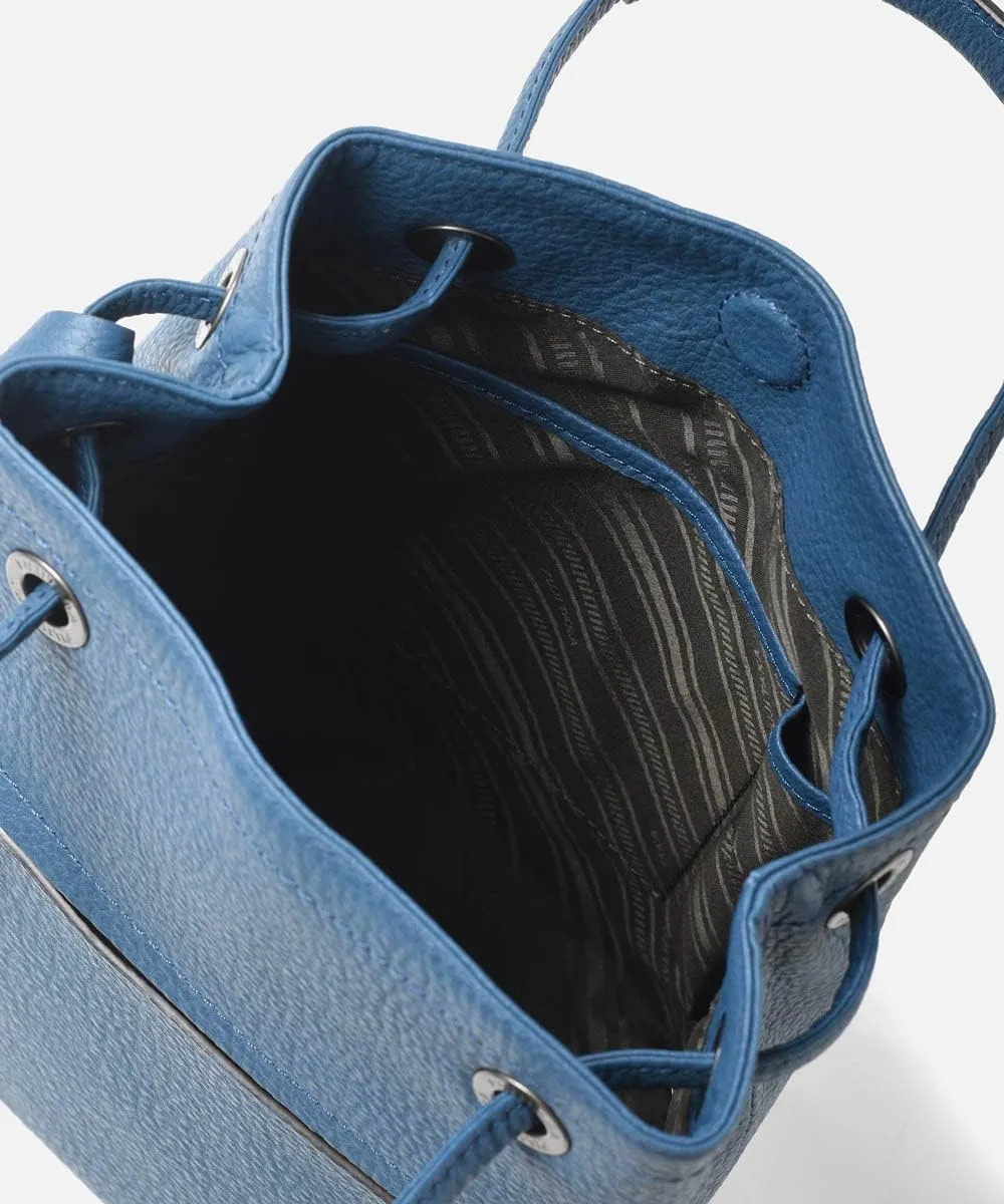 Extra Soft, Genuine Leather Drawstring Pouch, Made In Japan, No.664703