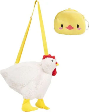 FABMODE Chicken Purse Rooster Bag Adjustable Shoulder Strap (1 Chick Purse)
