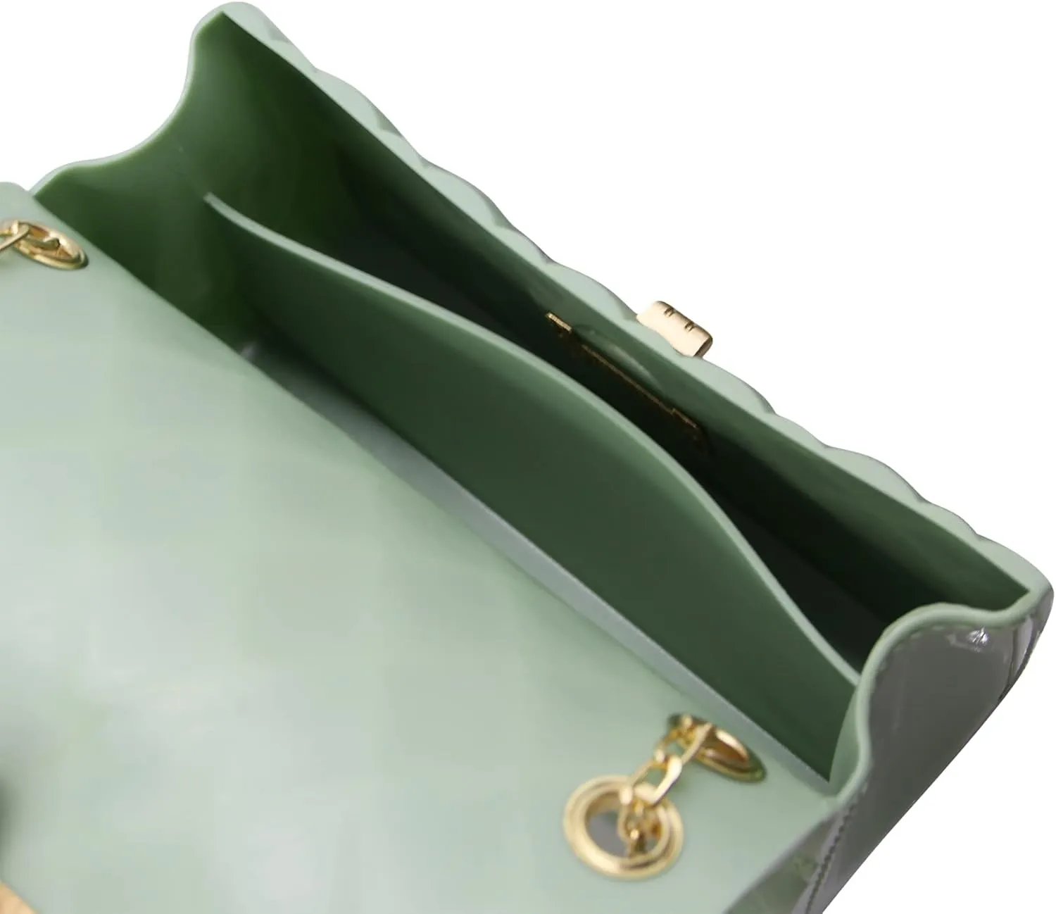 Fashion Jelly Purse Candy Color Jelly Handbag Satchel Shoulder Bag Trendy Crossbody Purse Pearl Handle for Girls Women(Large)