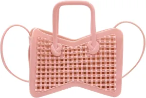 Fashion Jelly Purse Candy Color Mesh Jelly Handbag Satchel Shoulder Bag Trendy Crossbody Purse for Girls Women