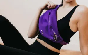 Fast & Free Athletic Bum Bag In Purple