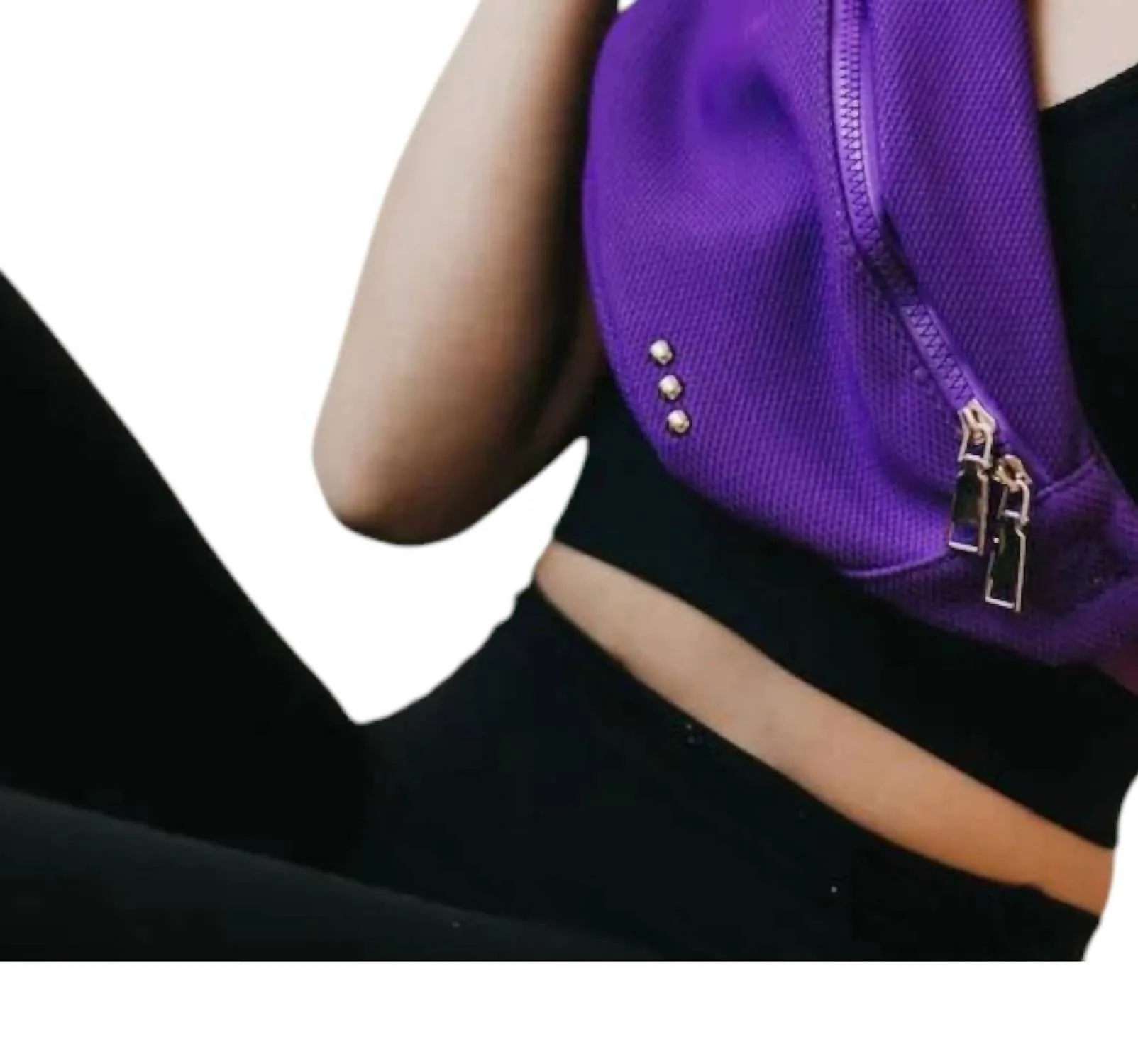 Fast & Free Athletic Bum Bag In Purple