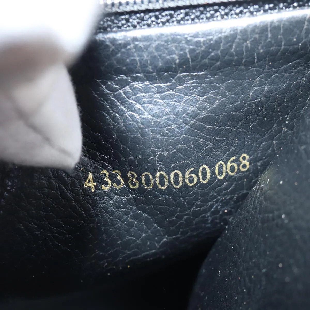 FENDI Pecan Canvas Boston Bag Brown Black gold 89110