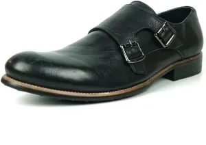FI-9051 Genuine Leather Double Monk Straps