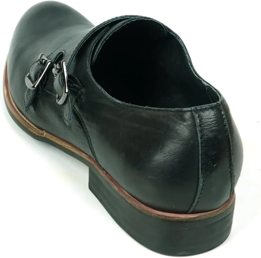 FI-9051 Genuine Leather Double Monk Straps
