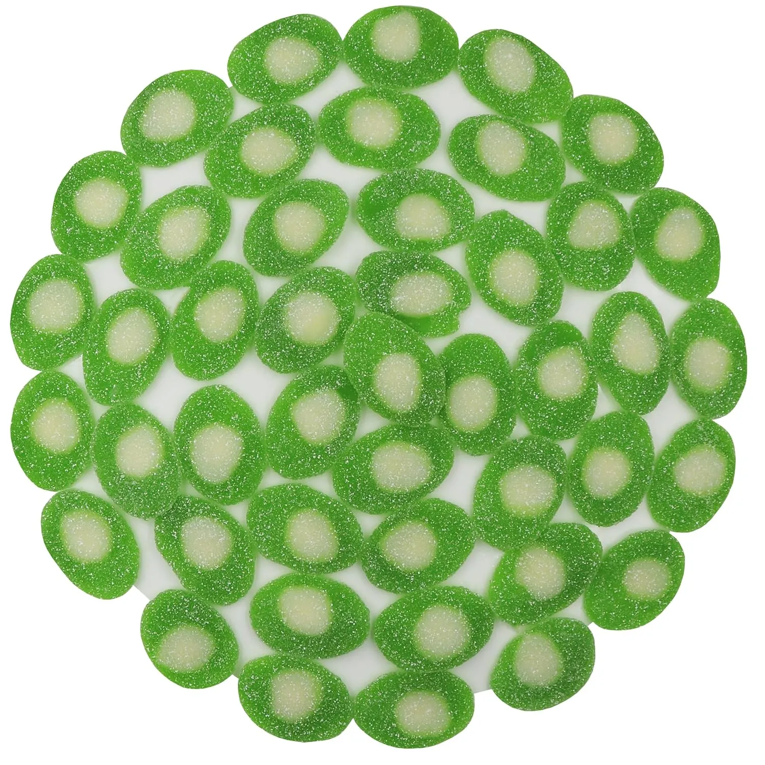 FirstChoiceCandy Gummy Fruit Candy (Sour Kiwi Slices, 2 Pound (Pack of 1))