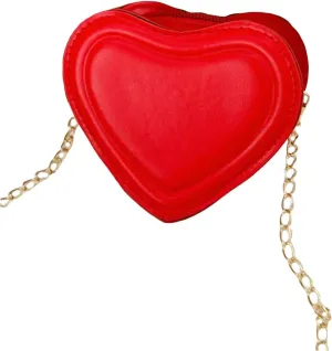 Floerns Women's Heart Shape Satchel Crossbody Bag Mini Handbag Valentines Clutch Purse