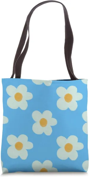 Flower, Hand-drawn floral pattern Tote Bag
