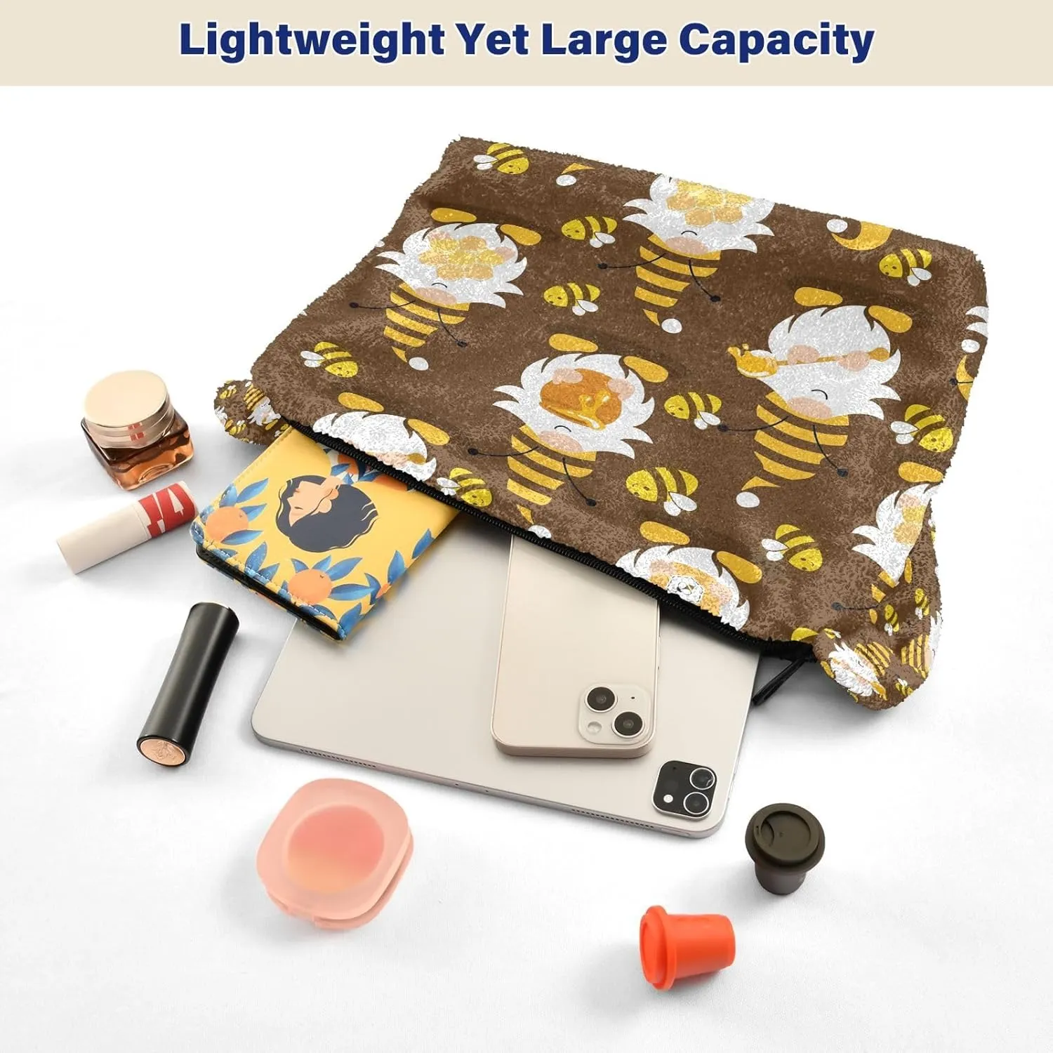 Fluffy Crossbody Bag for Women,Polyester Crossbody Bag Fluffy Tote Bag Lady Shoulder Bag