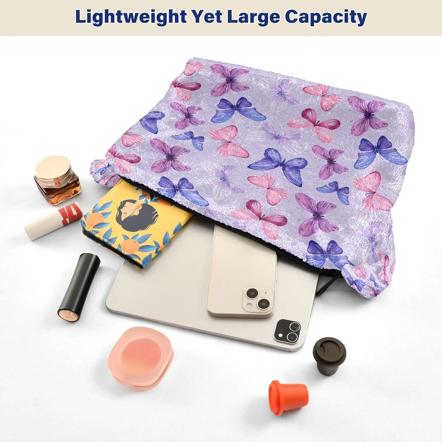 Fluffy Crossbody Bag for Women,Polyester Crossbody Bag Fluffy Tote Bag Lady Shoulder Bag