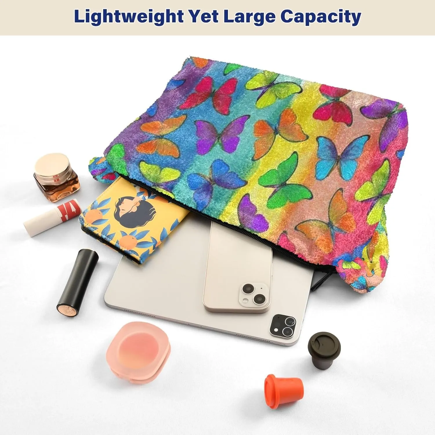 Fluffy Crossbody Bag for Women,Polyester Crossbody Bag Fluffy Tote Bag Lady Shoulder Bag