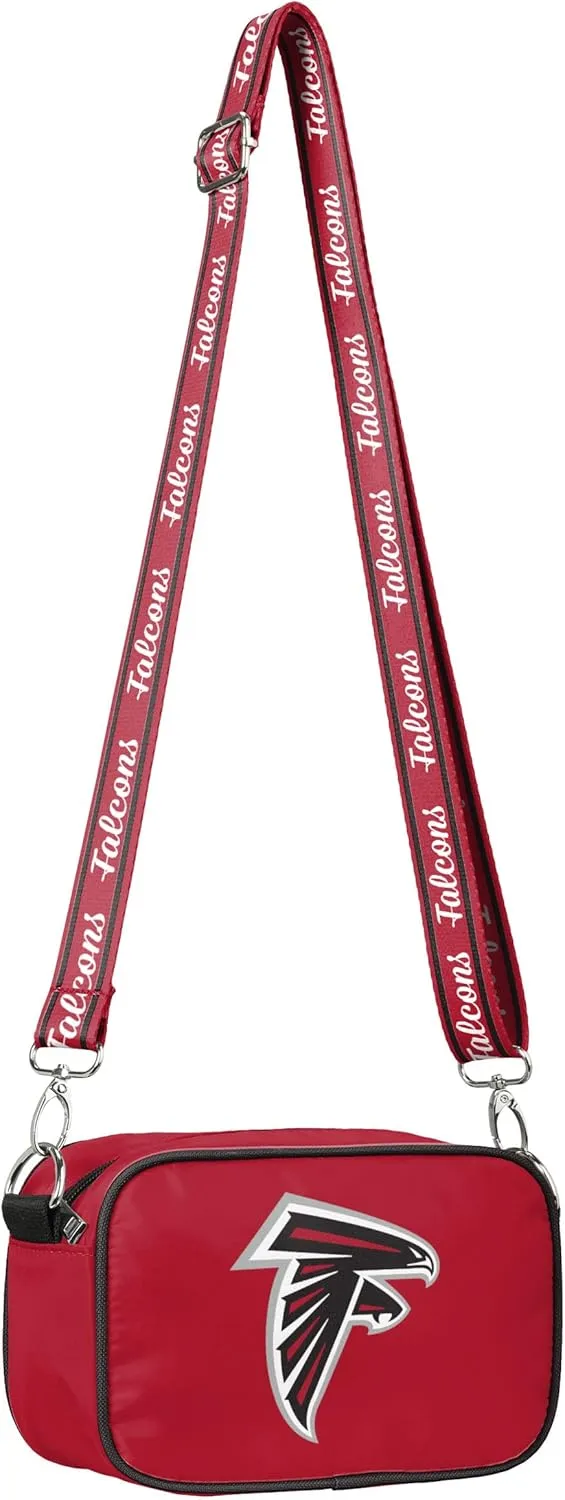FOCO NFL Team Logo Solid Crossbody Bag