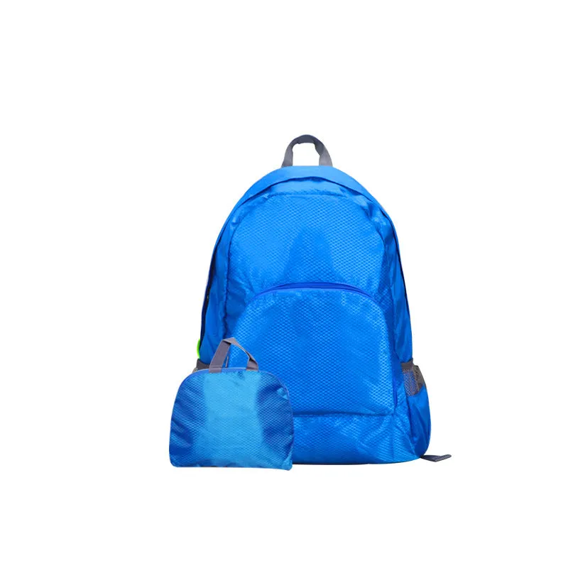 Foldable Diamond Lattice Storage Skin Advertising Backpacks