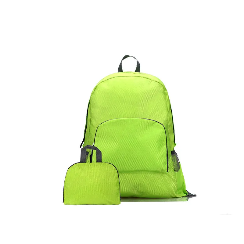 Foldable Diamond Lattice Storage Skin Advertising Backpacks