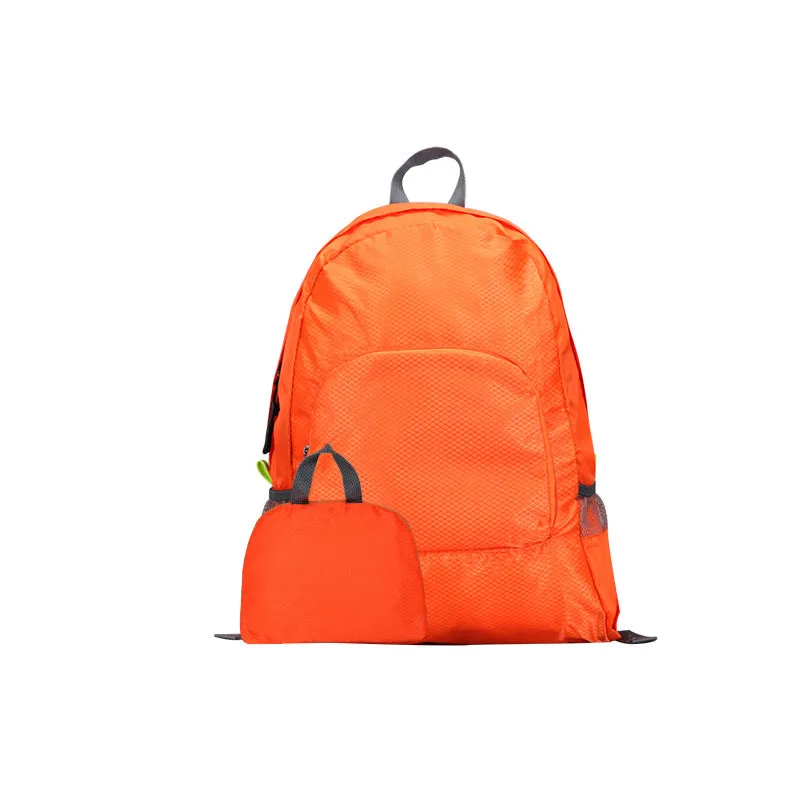 Foldable Diamond Lattice Storage Skin Advertising Backpacks