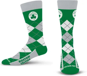 For Bare Feet Men's NBA Argyle Remix Dress Sock