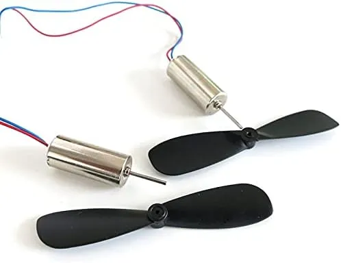 for DC 3.7V 48000RPM Coreless Motor Propeller 2PCS/1Pair New for RC Aircraft Helicopter Toy Wholesale (Drone Parts)