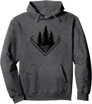 Forest at Dark | Outdoor, Nature Life, Camping Hoodie Pullover Hoodie