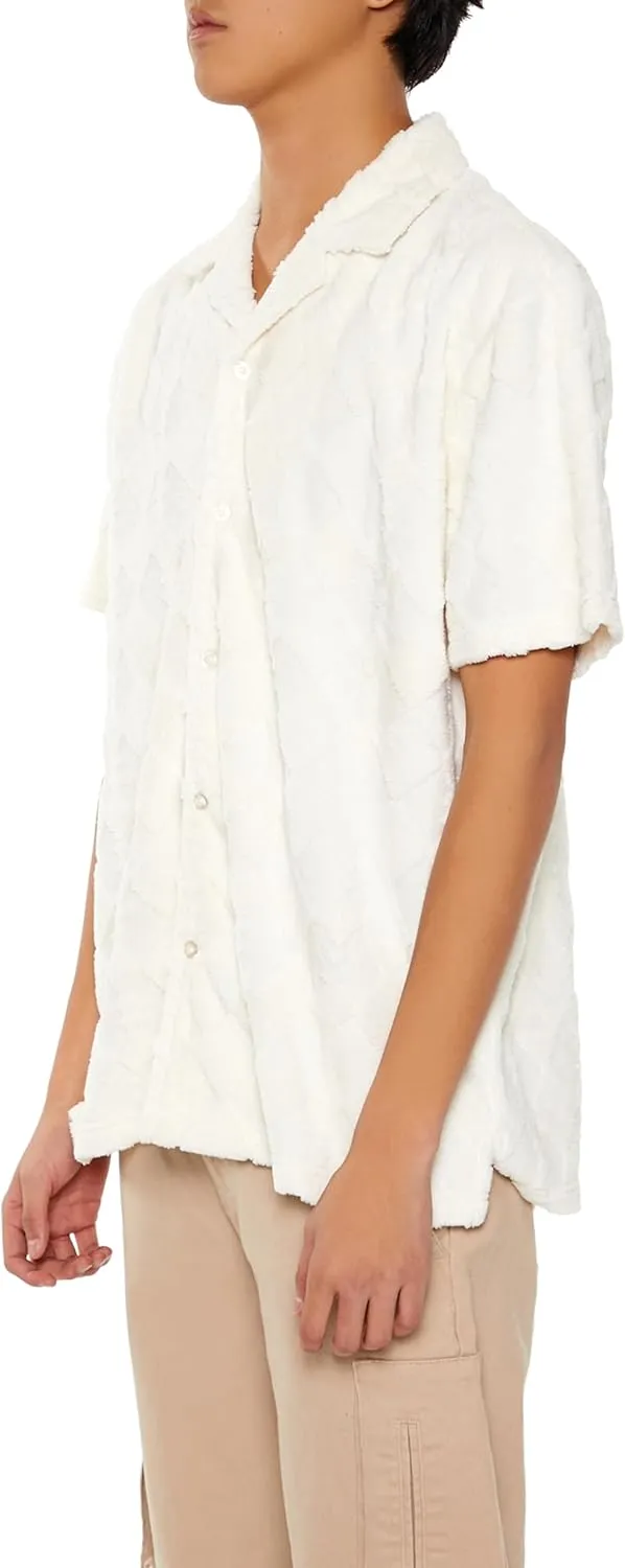 Forever 21 Men's Plush Lattice Shirt