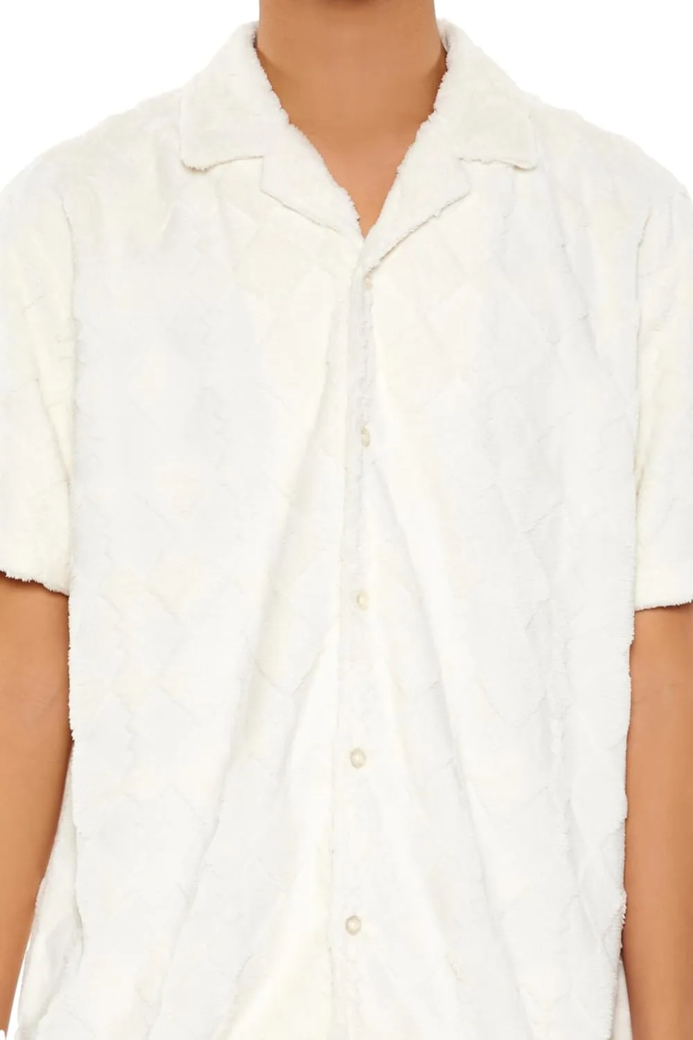 Forever 21 Men's Plush Lattice Shirt