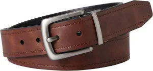 Fossil Men's Reversible Black/Brown Leather Belt