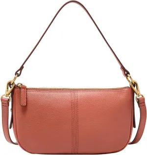 Fossil Women's Jolie Leather Small Shoulder Bag Purse Handbag for Women