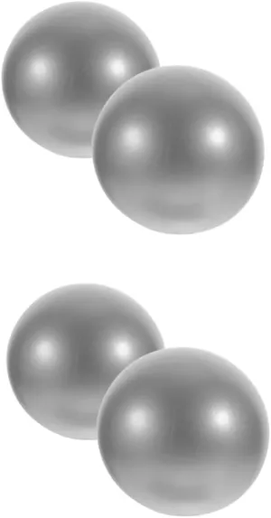 FRCOLOR Sets Workout Accessory Small Exercise Ball for Core Workout Pilates Yoga Balance Improvement Pcs
