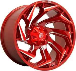 FUEL OFF-ROAD D754 REACTION 17X9, 6X135/5.5, 4.53, -12mm CANDY RED MILLED - D75417909845