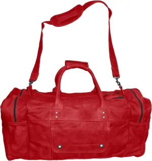 Full Hide Leather Travel/Flight Duffle Bag