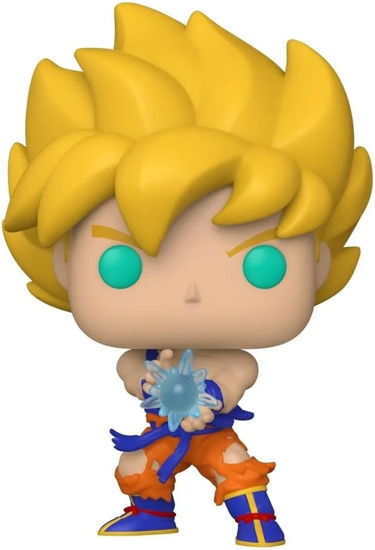 Funko Pop Animation: Dragon Ball Z - SS Goku with Kamehameha Wave Multicolor, 3.75 Inches - Collectable Vinyl Figure - Gift Idea - Official Merchandise - Toys for Kids & Adults - Anime Fans