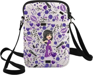 G2TUP Singer Crossbody Bag Latin Song Album Fans Gift S Is For Shoulder Bag Music Spanish Singer Lyric Merchandise