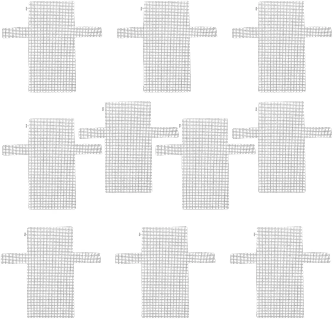 Gadpiparty 10Pcs Plastic Mesh Sheets for Crafting Handbags Durable Weaving Bag Accessories for Knitting and Crochet Projects Versatile and Long Lasting Supplies for Purse Making